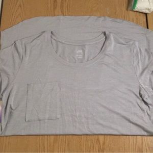 B86 New Womens Stars Above Light Gray Sleep Shirt Gown Liteweight Size Large